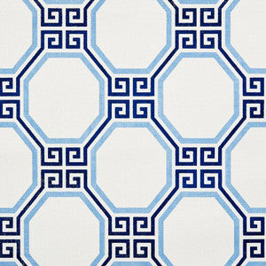 Octavia Paperweave Marine 5008890 by Schumacher Designer Wallpaper