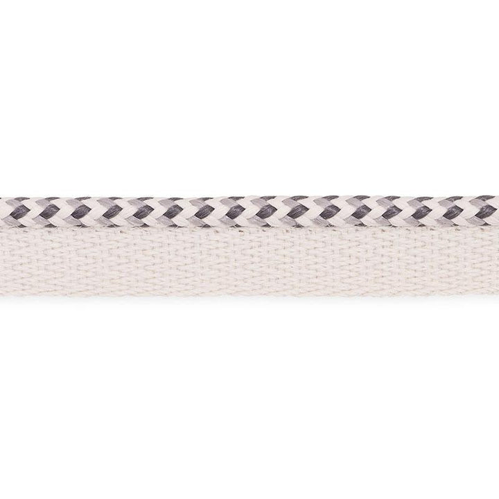 Bolander Cord Indoor/Outdoor Grey 73477 by Schumacher Designer Trim Indoor/Outdoor: Prints & Wovens - Swanky Fabrics -