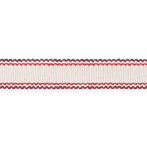 Filippa Tape Indoor/Outdoor Berry 73576 by Schumacher Designer Trim