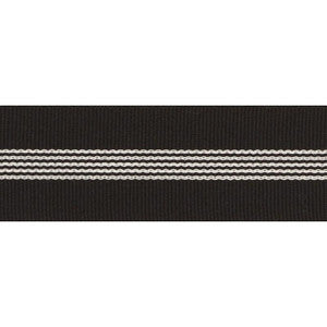 Nilsson Tape Indoor/Outdoor Black 73643 by Schumacher Designer Trim