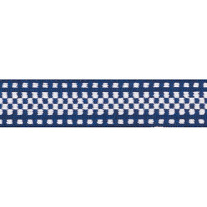 Marta Tape Indoor/Outdoor Navy 73653 by Schumacher Designer Trim