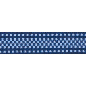 Marta Tape Indoor/ Outdoor Chambray & Navy 73652 by Schumacher Designer Trim