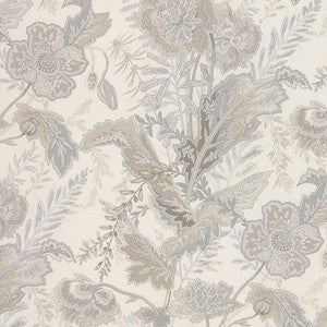 Sandoway Vine Linen 174543 by Schumacher Designer Fabric