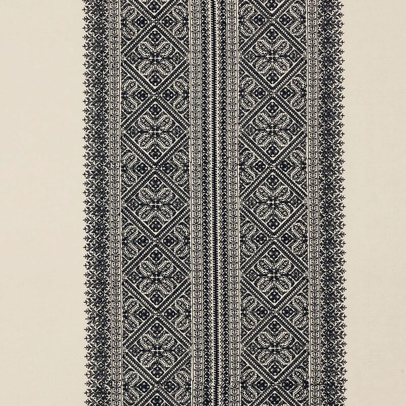 Toledo Embroidery Noir 69730 by Schumacher Designer Fabric Couture 26.0" - Swanky Fabrics -