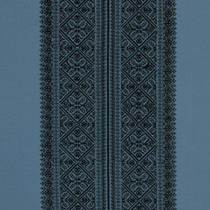 Toledo Embroidery Midnight 69731 by Schumacher Designer Fabric