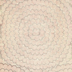 Feather Bloom Sisal Venetian Pink 5006075 by Schumacher Designer Wallpaper