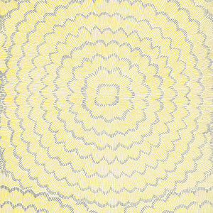 Feather Bloom Sisal Sun & Fog 5006077 by Schumacher Designer Wallpaper
