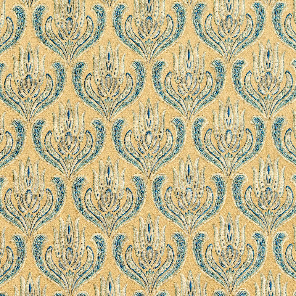 20730-01 by Charlotte Designer Fabric Vintage charm 100% Woven Polyester Asia Exceeds 70,000 Wyzenbeek Rubs (Heavy Duty) Horizontal: 3" x Vertical: 3.5" 54 Inches - Swanky Fabrics -