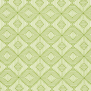 Amazing Maze Indoor/Outdoor Palm 65321 by Schumacher Designer Fabric