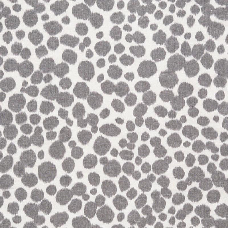 Zoe Graphite 73413 by Schumacher Designer Fabric Happy Together 36.25" - Swanky Fabrics -