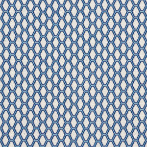 Beehive Blue 73420 by Schumacher Designer Fabric