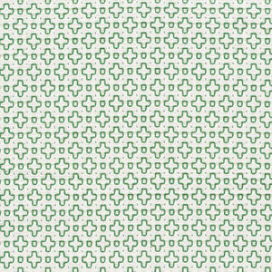 Scout Embroidery Green 73561 by Schumacher Designer Fabric