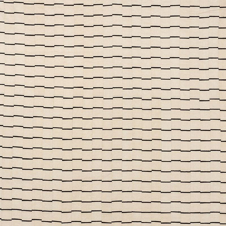 Lines Black 71210 by Schumacher Designer Fabric David Kaihoi 4.5" - Swanky Fabrics -