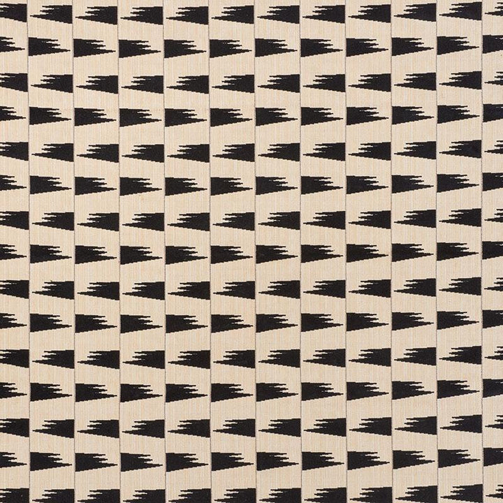 Tutsi Ivory 71220 by Schumacher Designer Fabric David Kaihoi 4.25" - Swanky Fabrics -