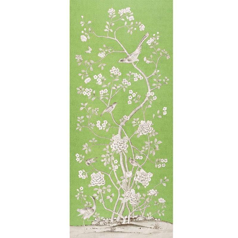 Chinois Palais Lettuce 175040 by Schumacher Designer Fabric Mary Mcdonald 54.0" - Swanky Fabrics -