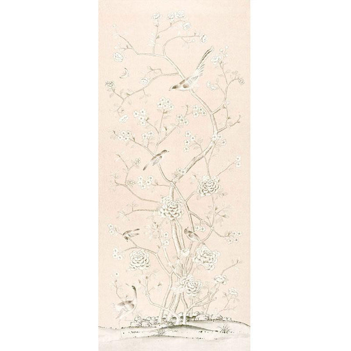 Chinois Palais Blush Conch 175041 by Schumacher Designer Fabric Mary Mcdonald 54.0" - Swanky Fabrics -