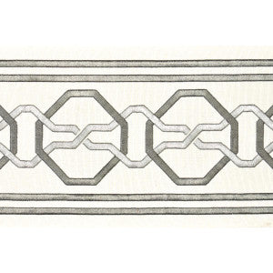 Malmaison Tape Swan 66151 by Schumacher Designer Trim