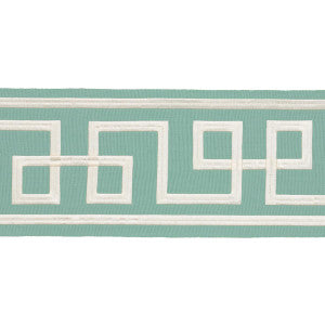 Octavius Tape Aqua Marine 66161 by Schumacher Designer Trim