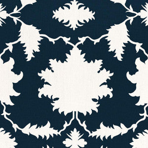 Garden Of Persia Bleu Marine 175033 by Schumacher Designer Fabric