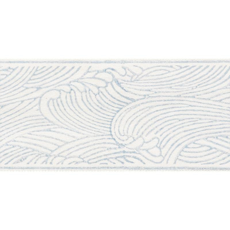 Umi Tape Sky 73720 by Schumacher Designer Trim Mingei 12.0" - Swanky Fabrics -