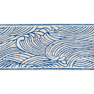 Umi Tape Blue 73722 by Schumacher Designer Trim