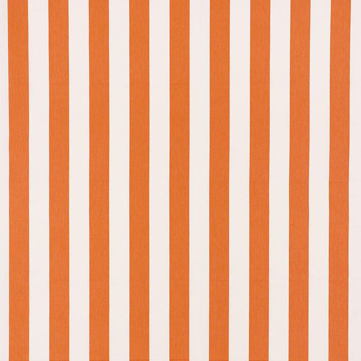 Andy Stripe Orange 71328 by Schumacher Designer Fabric Essentials: Classic Stripe 5.5" - Swanky Fabrics -