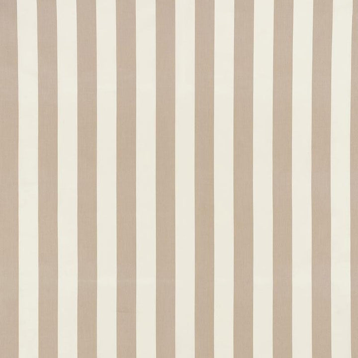 Andy Stripe Taupe 71322 by Schumacher Designer Fabric Essentials: Classic Stripe 5.5" - Swanky Fabrics -