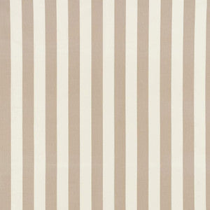 Andy Stripe Taupe 71322 by Schumacher Designer Fabric