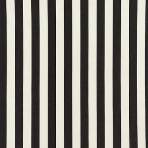 Andy Stripe Black 71320 by Schumacher Designer Fabric