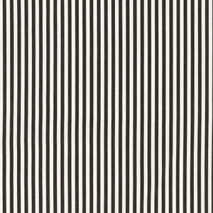 Brigitte Stripe Black 71340 by Schumacher Designer Fabric