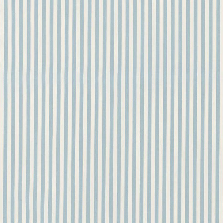 Brigitte Stripe Sky 71345 by Schumacher Designer Fabric Essentials: Classic Stripes - Swanky Fabrics -