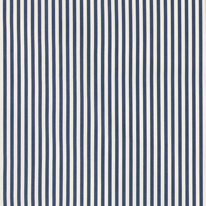 Brigitte Stripe Navy 71344 by Schumacher Designer Fabric Essentials: Classic Stripes - Swanky Fabrics -