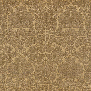 Belice Damasco Antique Gold 71482 by Schumacher Designer Fabric