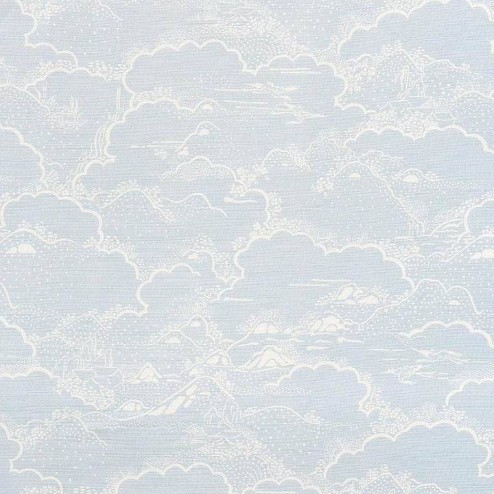 Kumo Village Sky 177521 by Schumacher Designer Fabric Mingei 27.0" - Swanky Fabrics -