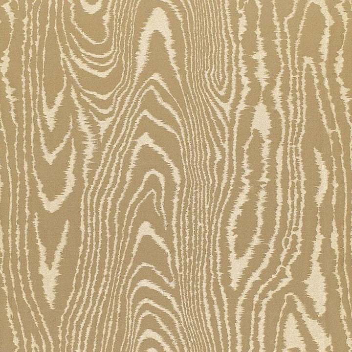 Faux Bois Moir Weave Bronze 68830 by Schumacher Designer Fabric Chroma 27.5" - Swanky Fabrics -