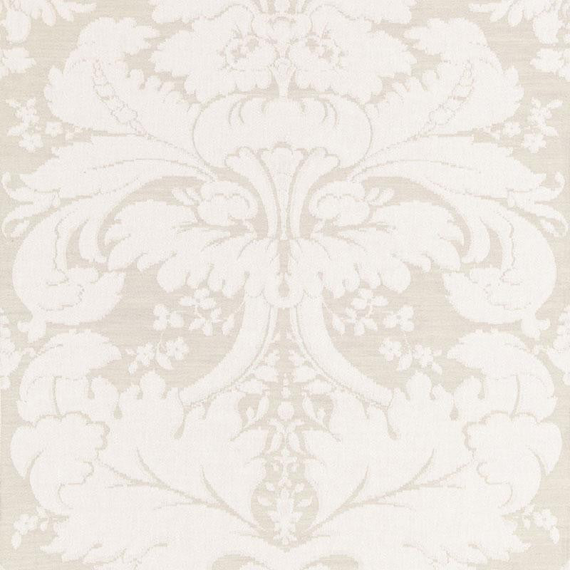 Flanders Linen Damask Linen 67951 by Schumacher Designer Fabric Palazzo 13.75" - Swanky Fabrics -