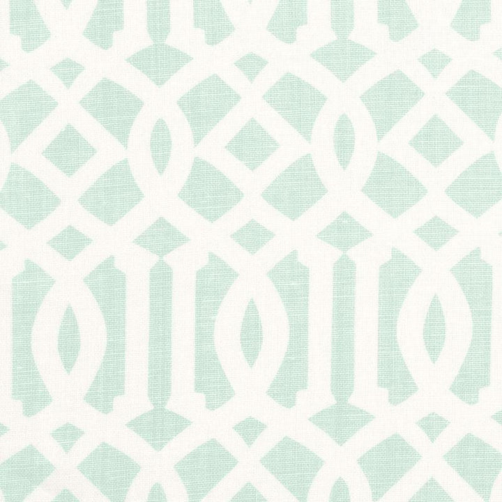 Imperial Trellis Ii Mineral 174415 by Schumacher Designer Fabric Print Happy 6.0" - Swanky Fabrics -