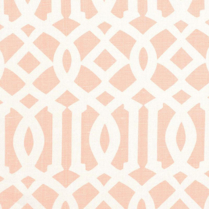 Imperial Trellis Ii Blush 174416 by Schumacher Designer Fabric Print Happy 6.0" - Swanky Fabrics -