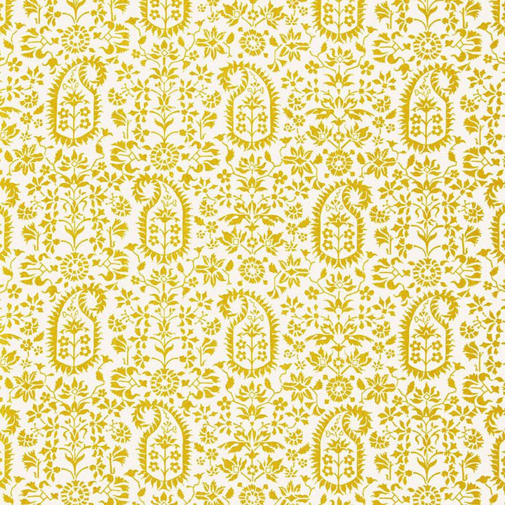 Kalika Paisley Print Citron 174863 by Schumacher Designer Fabric Chroma 18.0" - Swanky Fabrics -