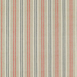 Loire Jute Stripe Noir 68691 by Schumacher Designer Fabric