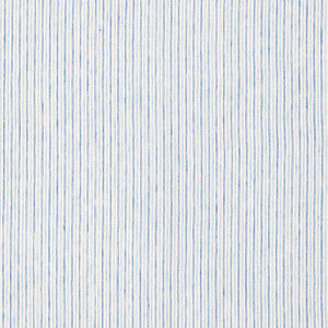 Mackay Linen Stripe Sheer Sky 65993 by Schumacher Designer Fabric