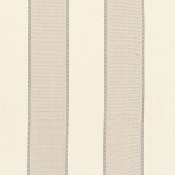 Montebello Stripe Platinum 64784 by Schumacher Designer Fabric Chroma 9.12" - Swanky Fabrics -
