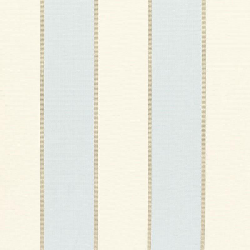 Montebello Stripe Azure 64786 by Schumacher Designer Fabric Chroma 9.12" - Swanky Fabrics -
