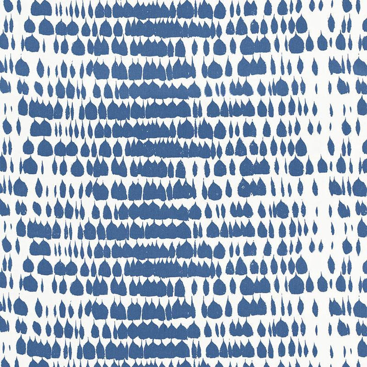 Queen Of Spain Water 175203 by Schumacher Designer Fabric Exuberant Prints 48.0" - Swanky Fabrics -