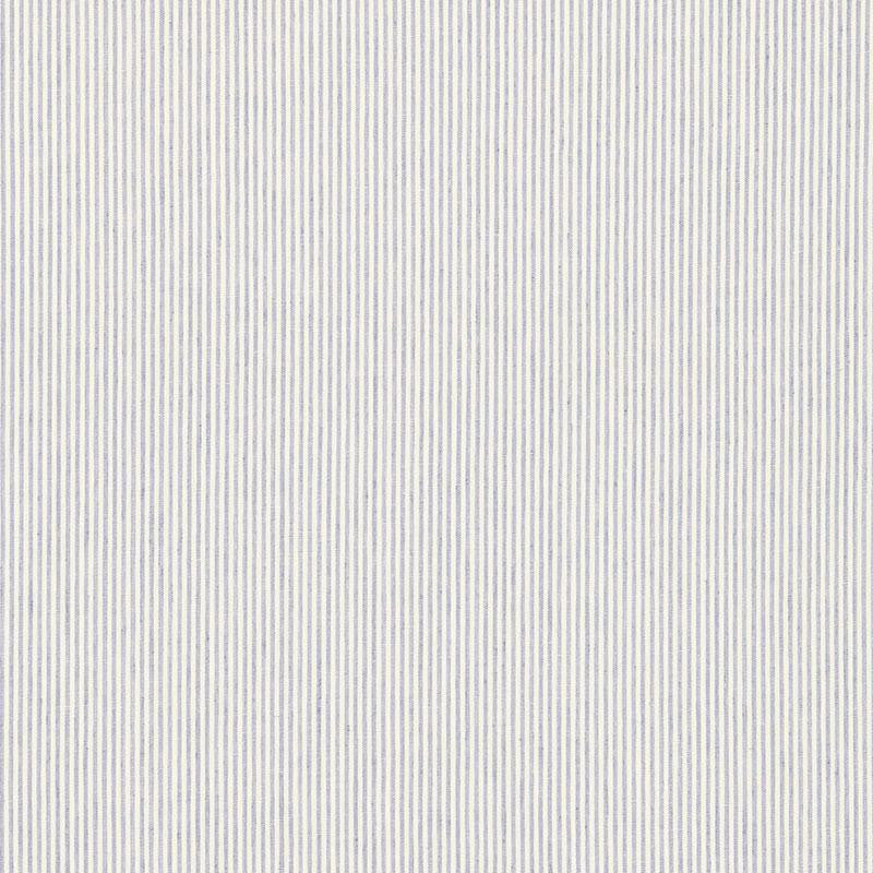 Wesley Ticking Stripe Delft 65983 by Schumacher Designer Fabric Sea Island Stripe - Swanky Fabrics -
