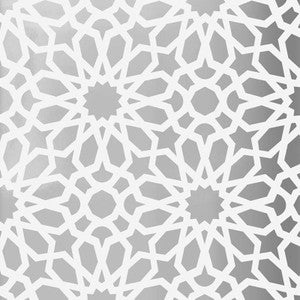 Agadir Screen Mylar Moon 5007060 by Schumacher Designer Wallpaper