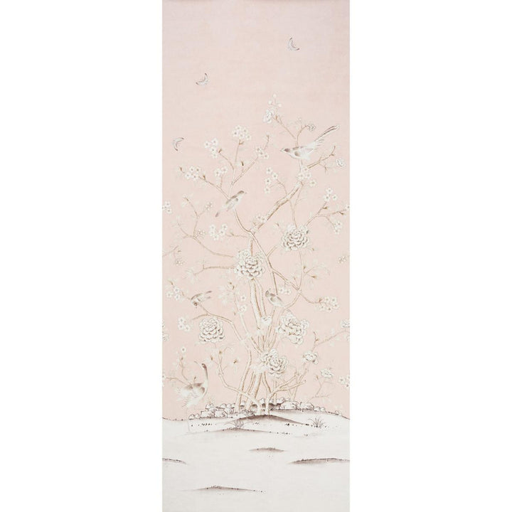 Chinois Palais Panel Blush Conch 5007121 by Schumacher Designer Wallpaper Mary Mcdonald 51.75" - Swanky Fabrics -