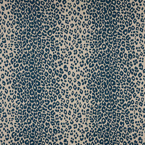 Iconic Leopard Ink/Natural 175724 by Schumacher Designer Fabric