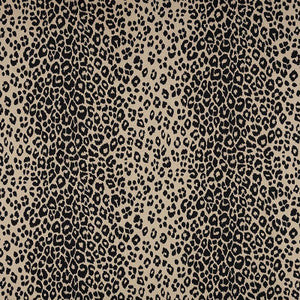 Iconic Leopard Ebony/Natural 175725 by Schumacher Designer Fabric