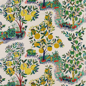 Citrus Garden Primary 175760 by Schumacher Designer Fabric